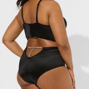 NWT Shine & Diamanté Mid Rise Cheeky Panty